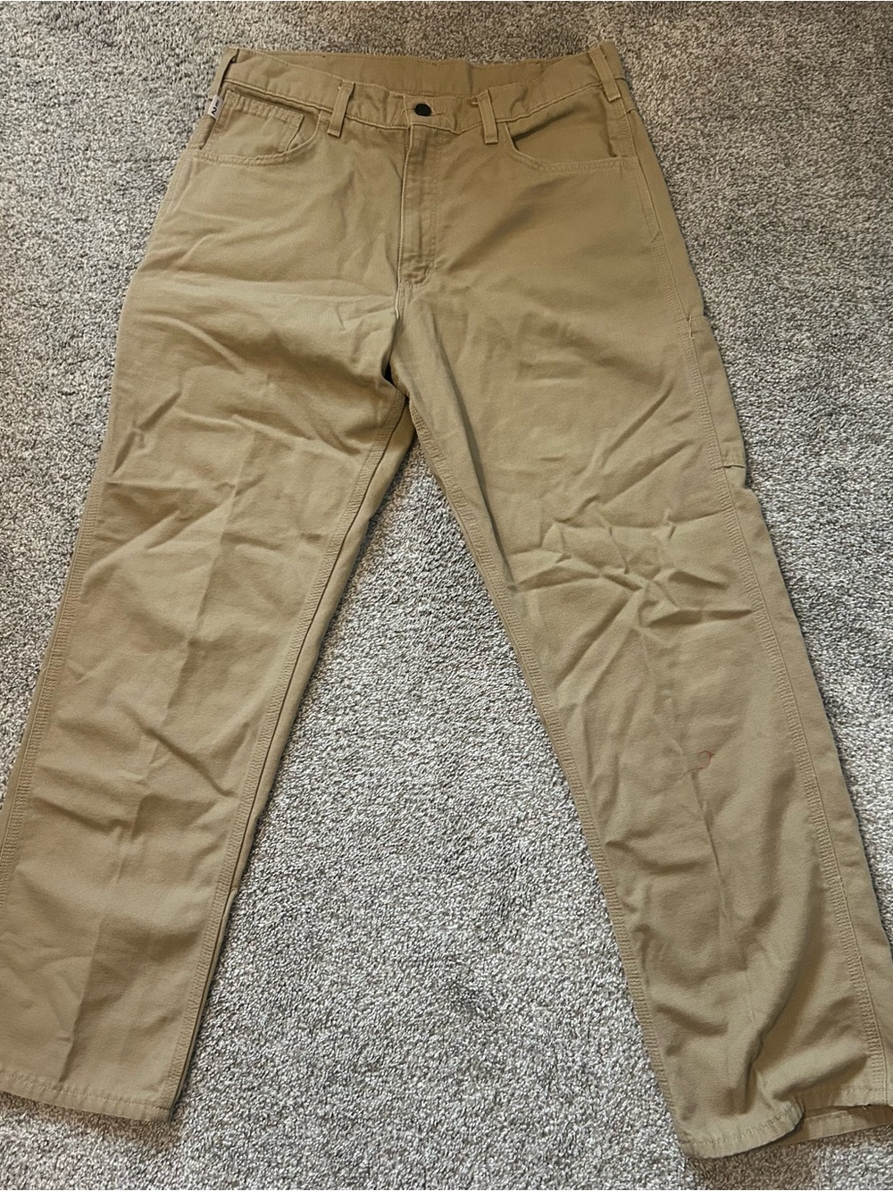 Carhartt FRB159 GKH FR Flame Resistant Canvas Straight Pants 34x32